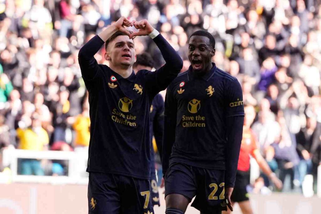 Conceicao esulta con Weah