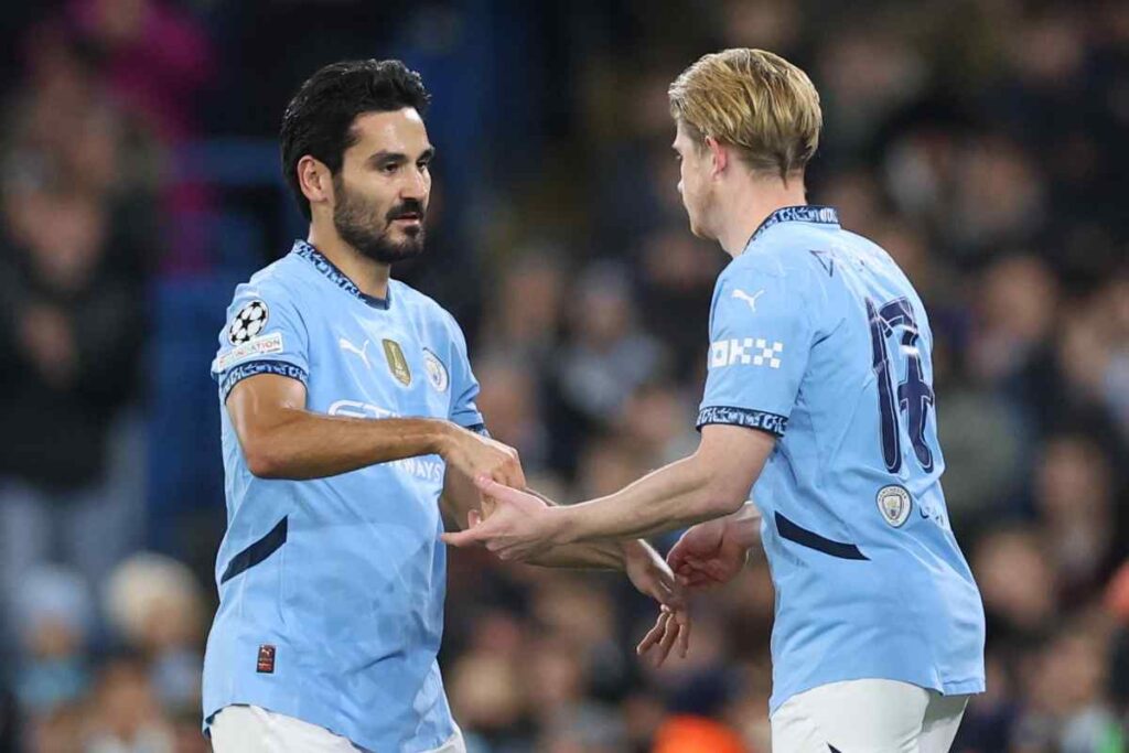 Gundogan e De Bruyne insieme