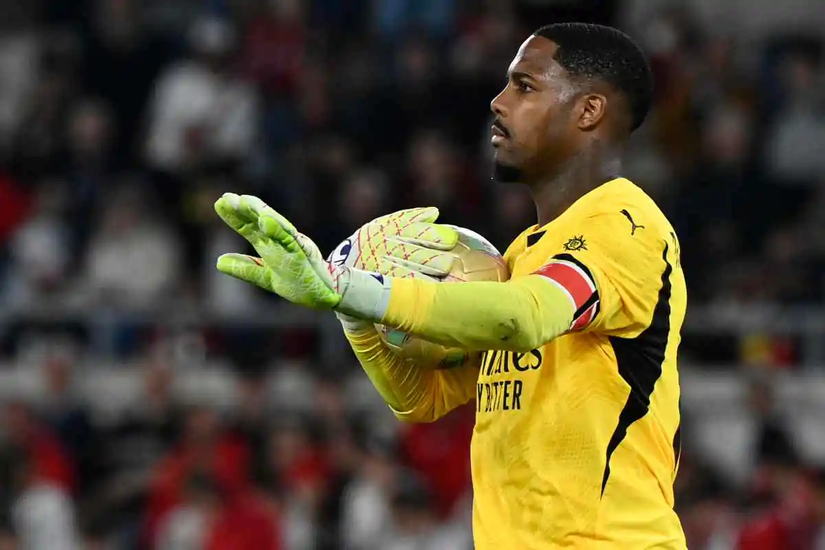 Maignan durante una partita