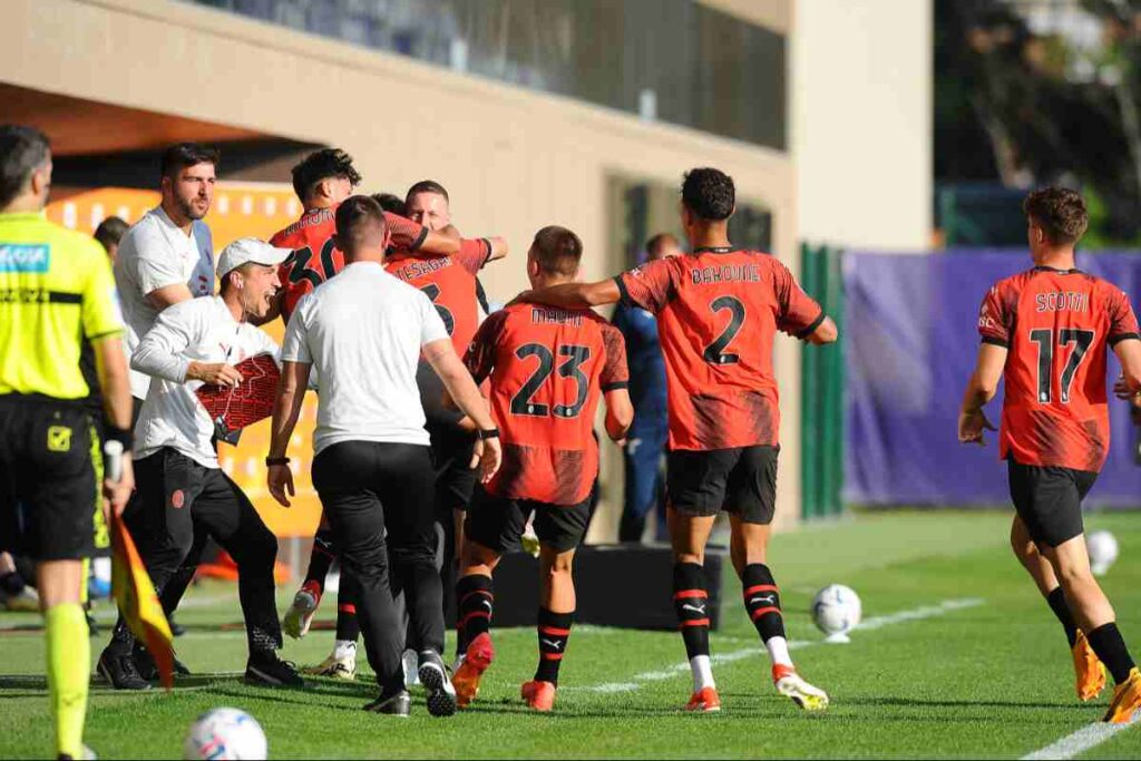 Milan Futuro esultanza