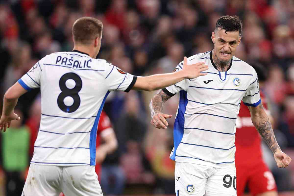 Pasalic e Scamacca esultano