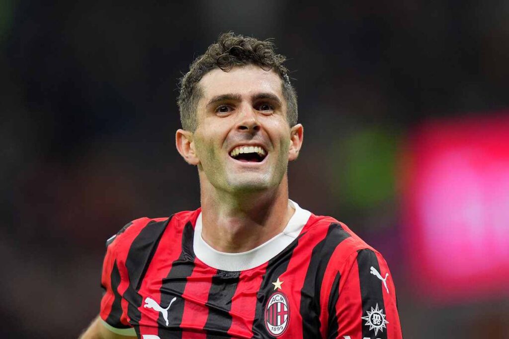 Pulisic esulta dopo una rete