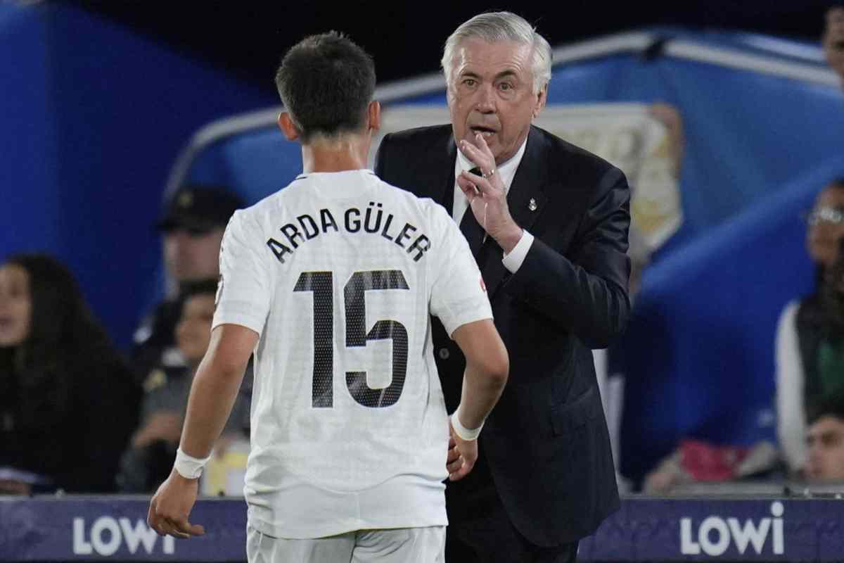 Arda Guler con Ancelotti