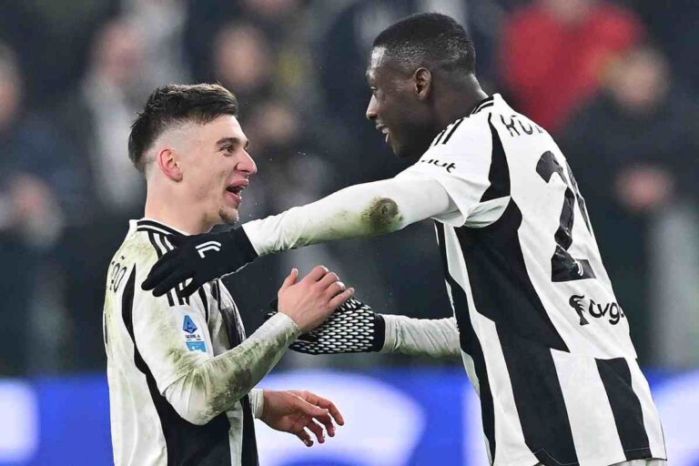 Conceicao esulta con Kolo Muani