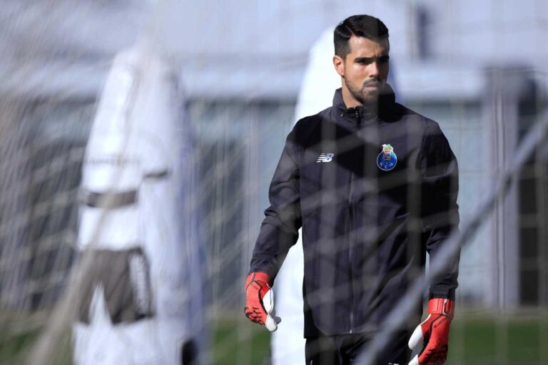 Costa durante un allenamento