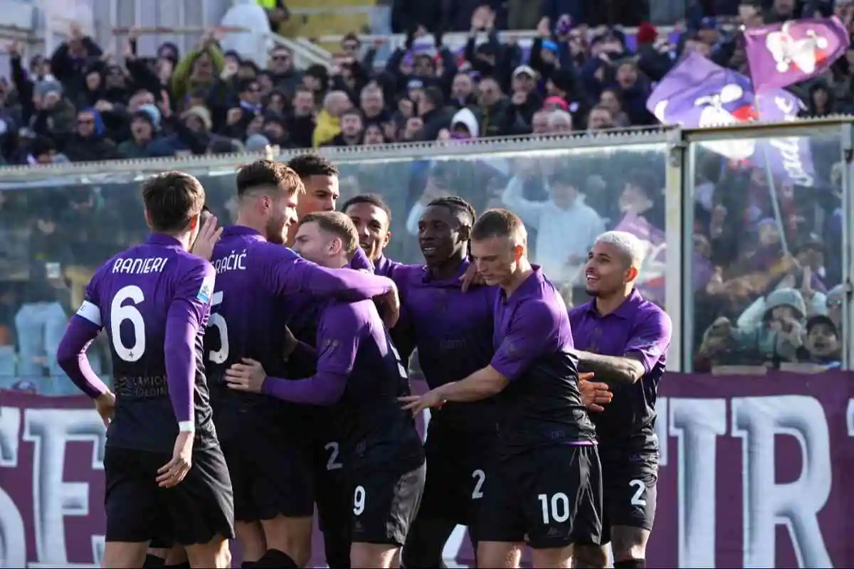 La Fiorentina esulta
