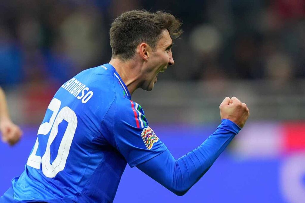 Cambiaso esulta con l'Italia