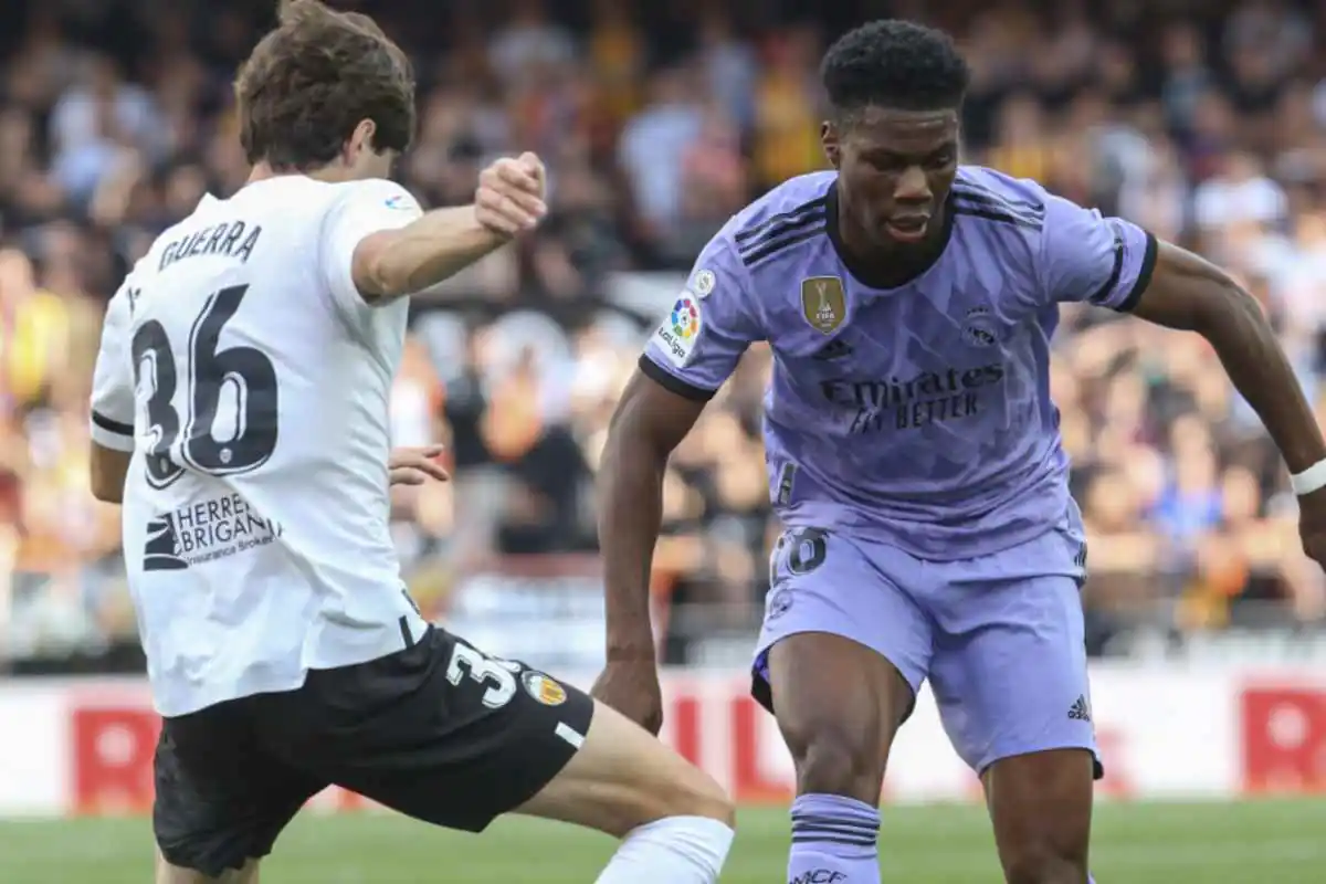 Javi Guerra con il Real Madrid