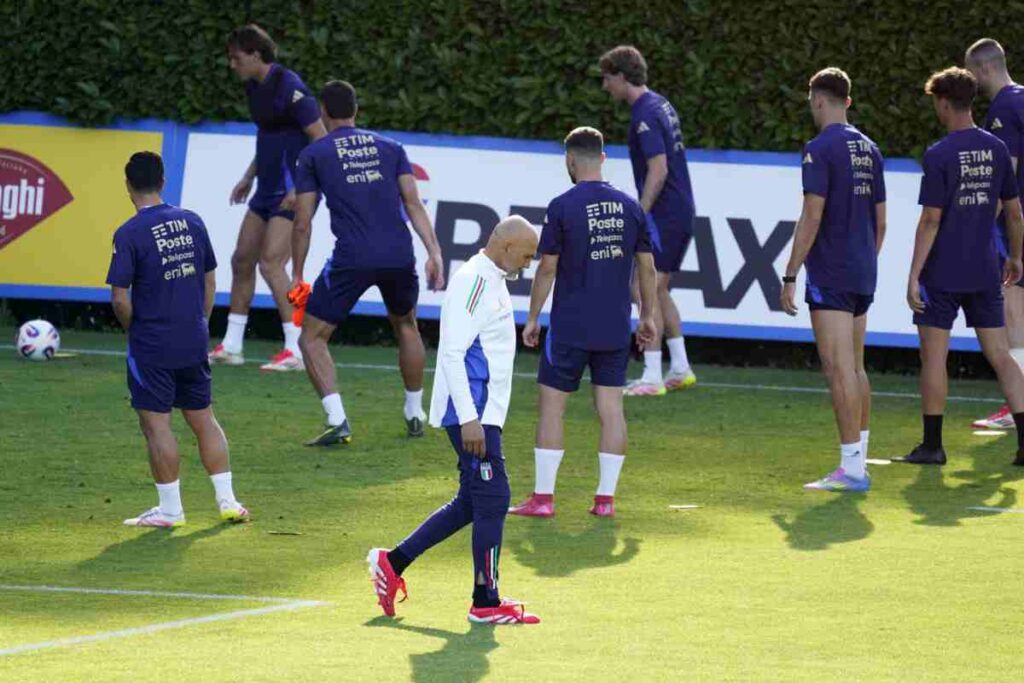 Spalletti con l'Italia