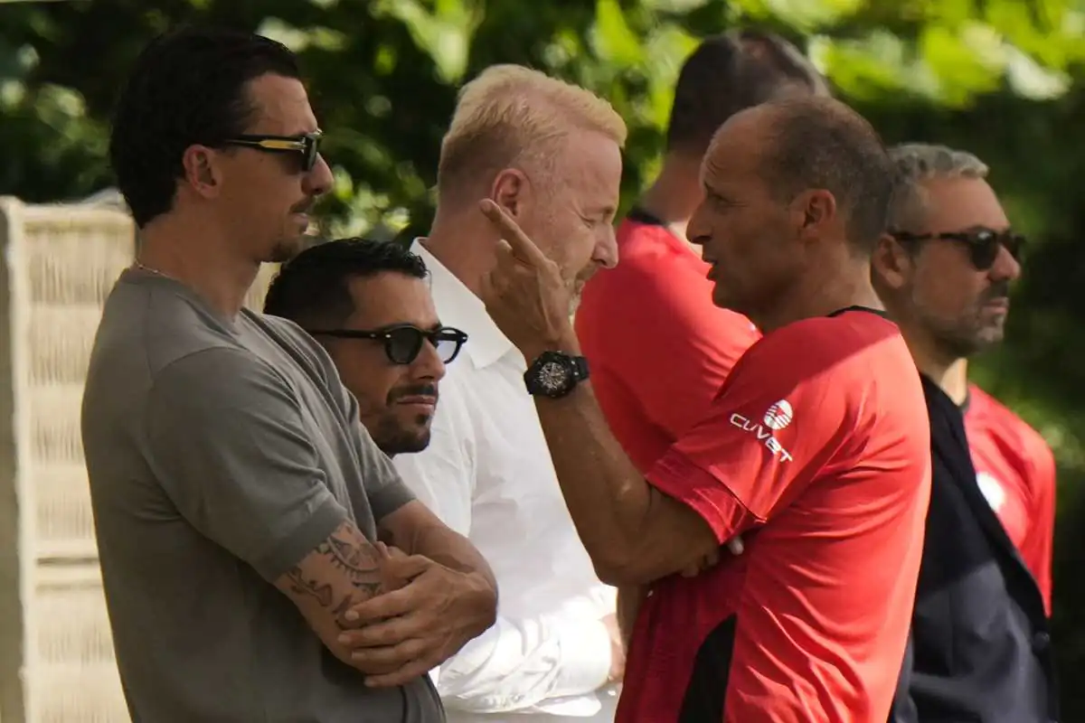 Allegri, Ibrahimovic e Tare