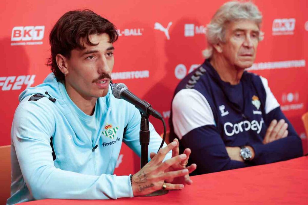 Bellerin in conferenza stampa