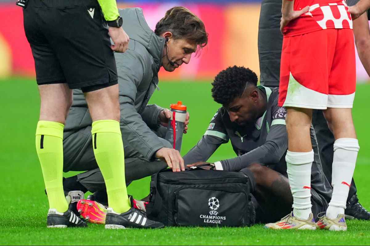 Emerson Royal infortunato