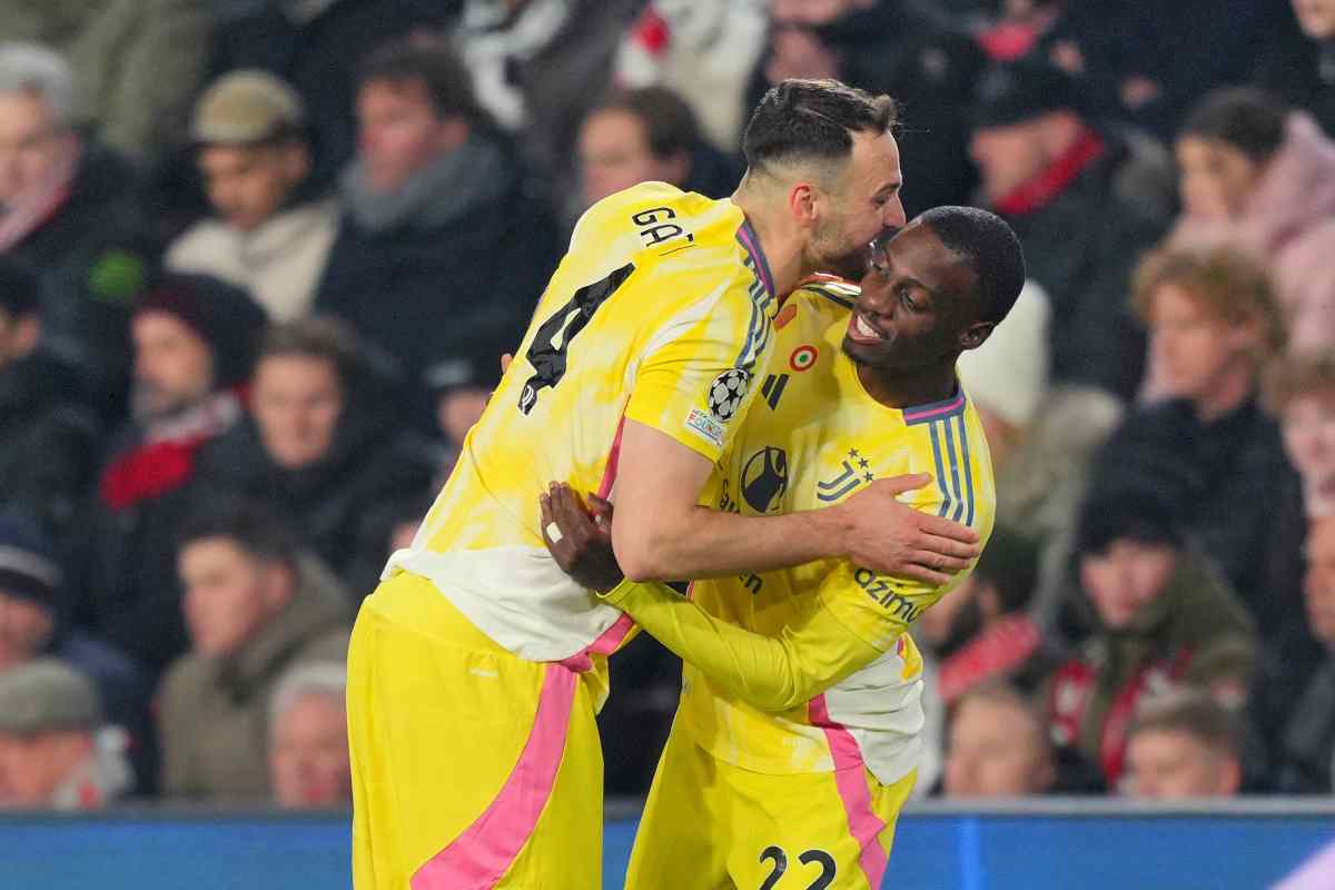 Thiaw esulta con Weah