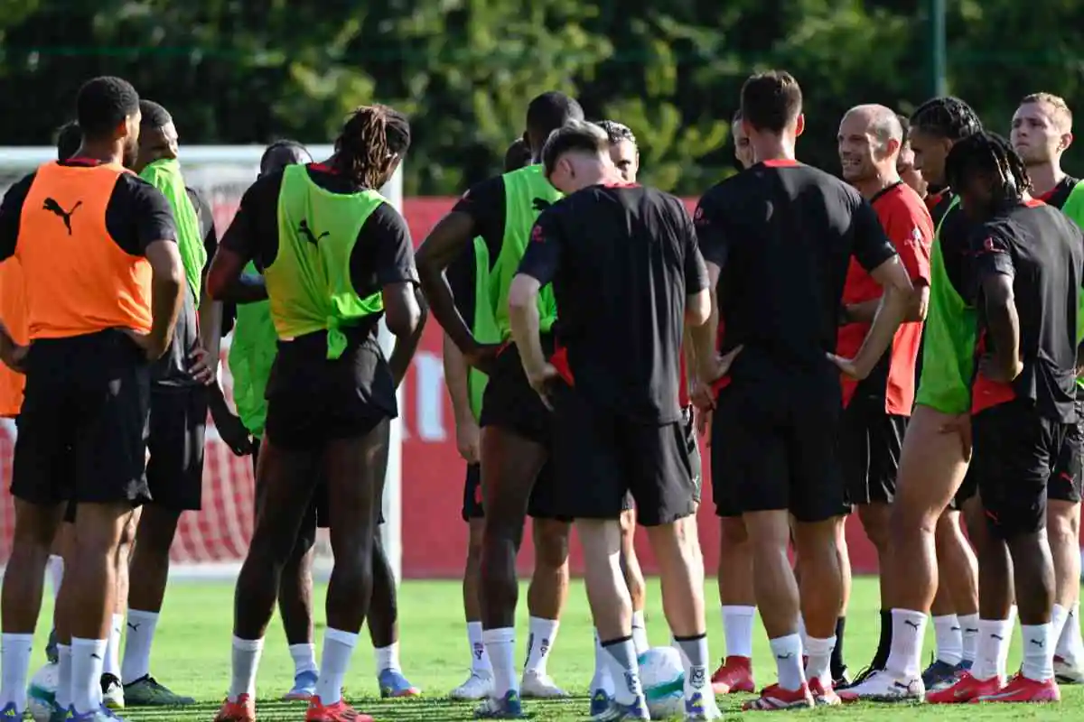 Milan in allenamento