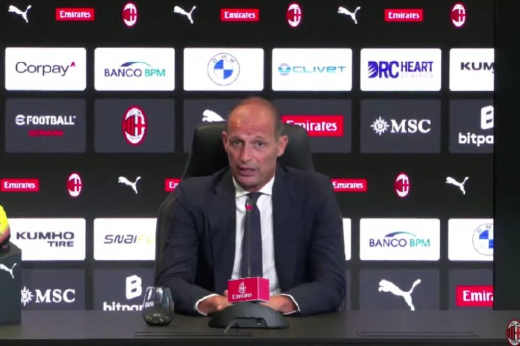 Allegri conferenza stampa