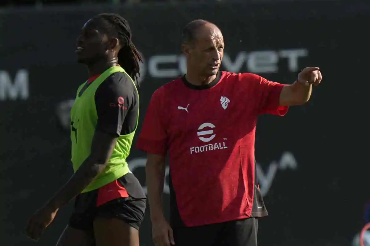 Allegri in allenamento