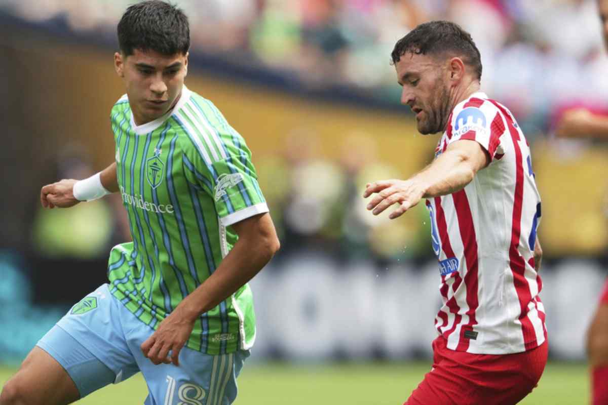 Atletico Madrid in campo