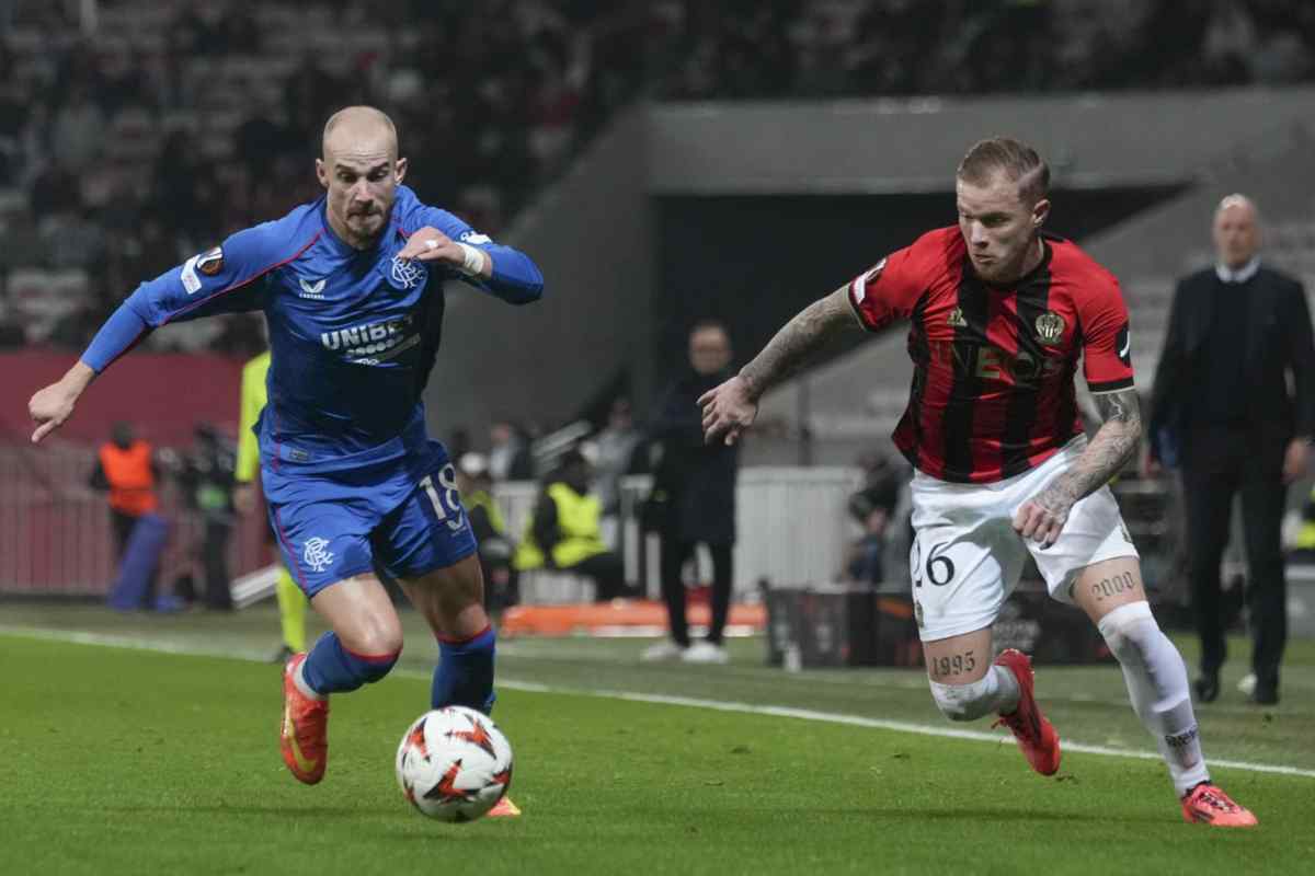 Bard corre sulla fascia