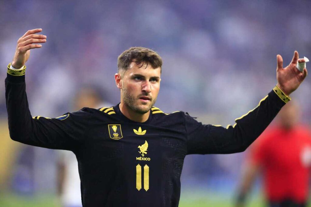 Gimenez con il Messico