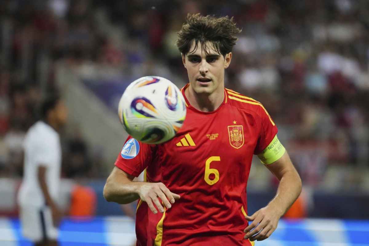 Javi Guerra con la Spagna