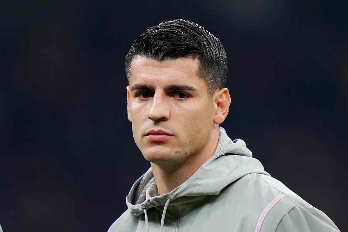 Morata in primo piano