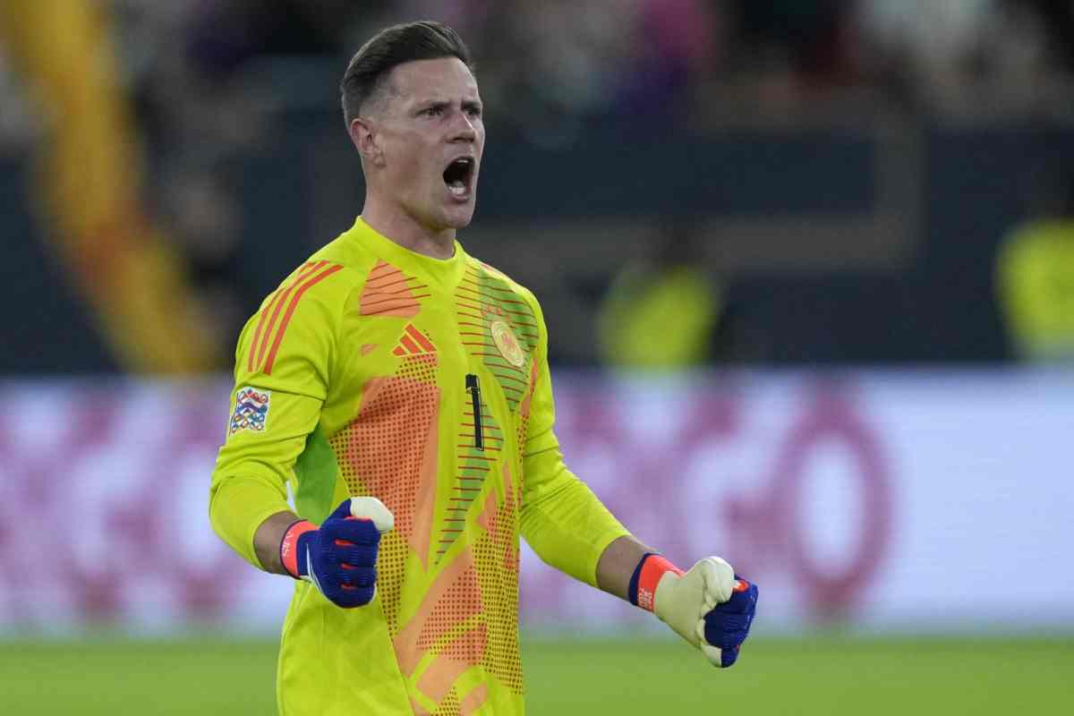 Ter Stegen esulta