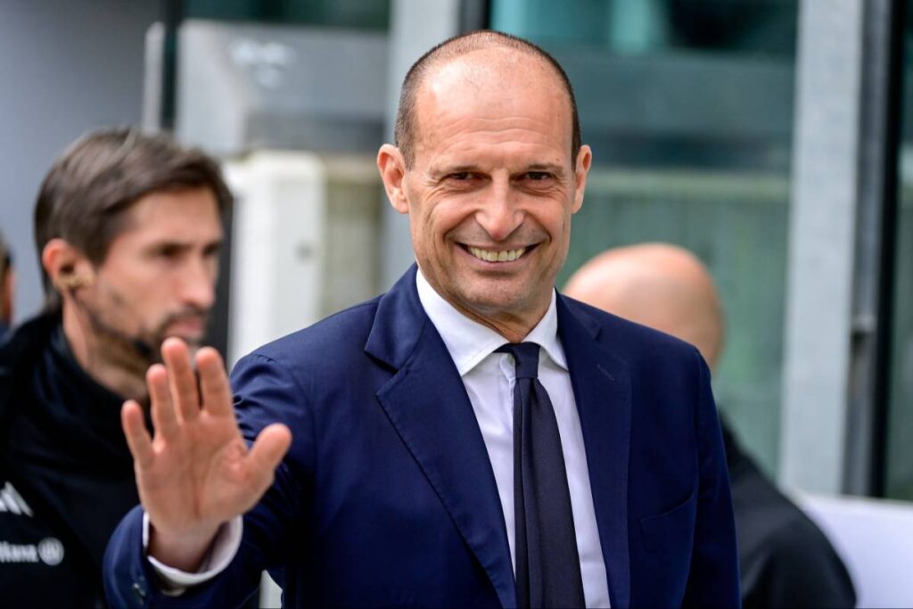 Allegri saluta