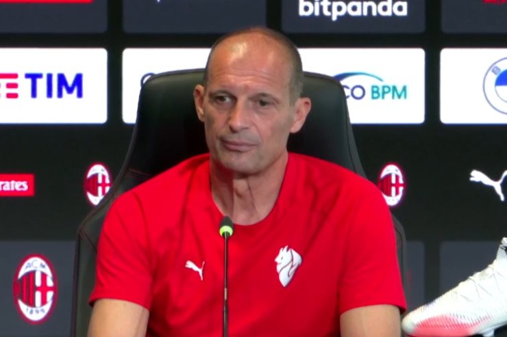 Max Allegri in conferenza stampa