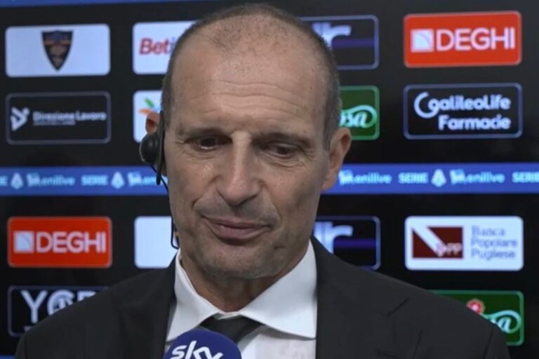 Lecce-Milan, le parole di Allegri