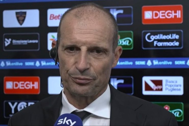 Lecce-Milan, le parole di Allegri