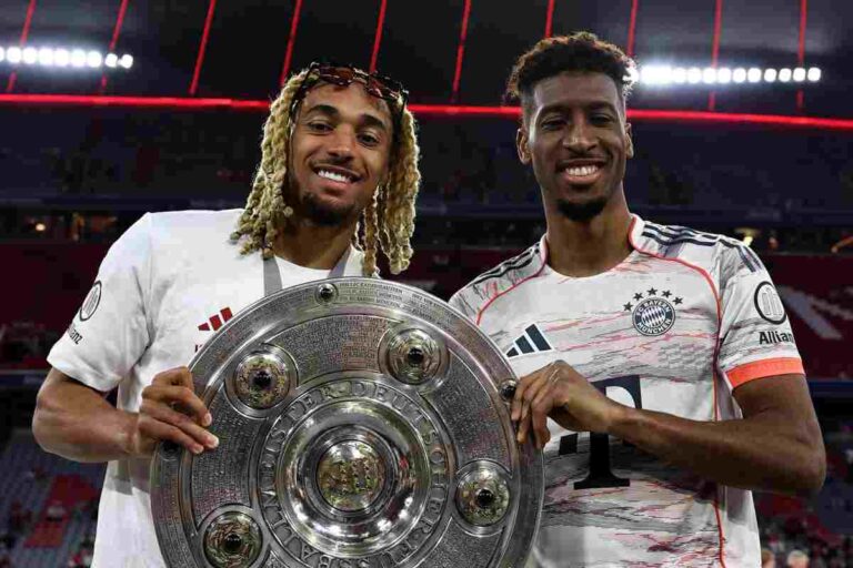Boey e Coman con il trofeo