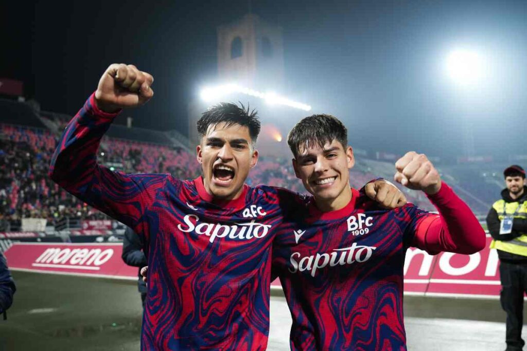 Dominguez esulta con Castro