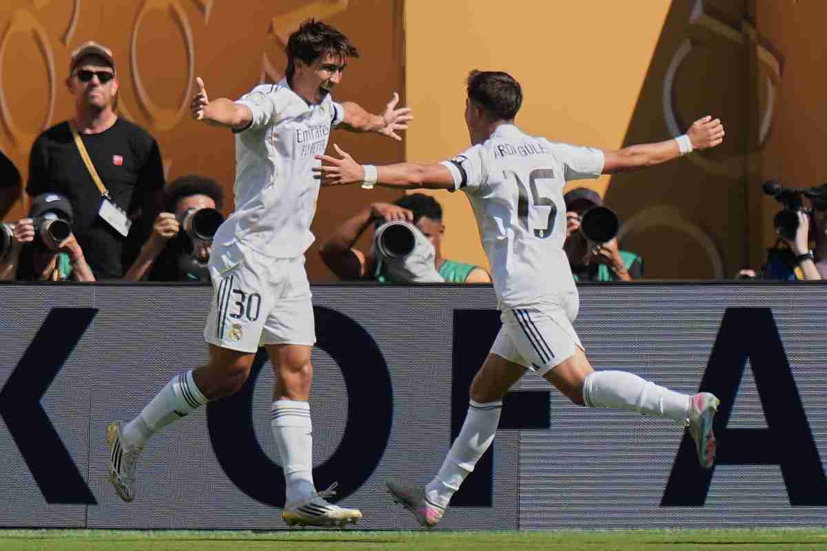 Guler esulta con Garcia