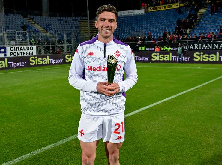 Gosens con il premio MVP