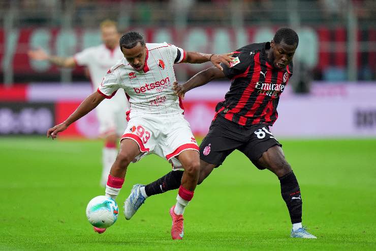 Milan, Musah all'Atalanta 