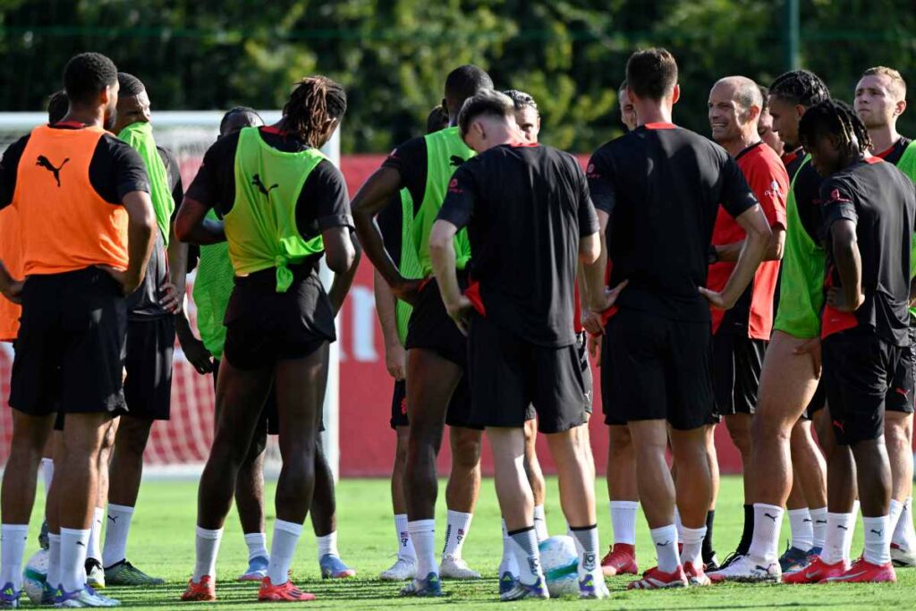 Milan allenamento
