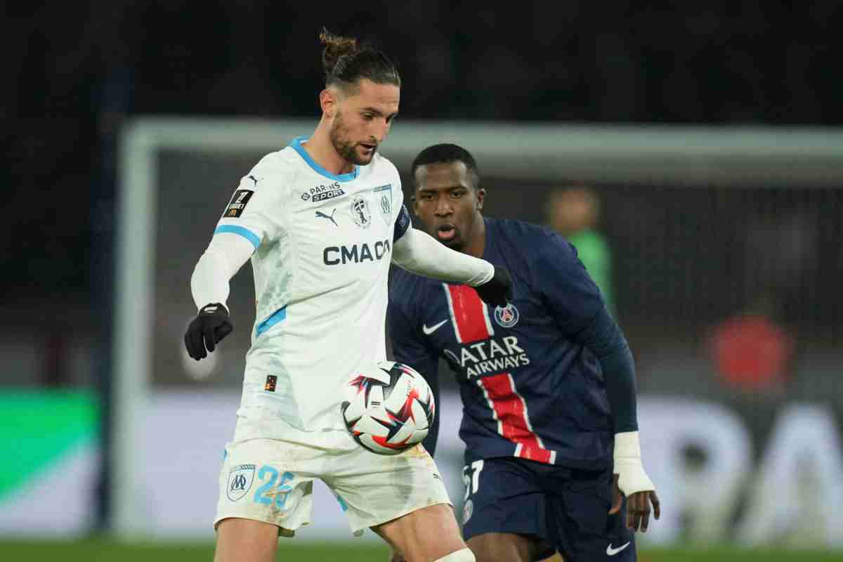 Rabiot con il Marsiglia