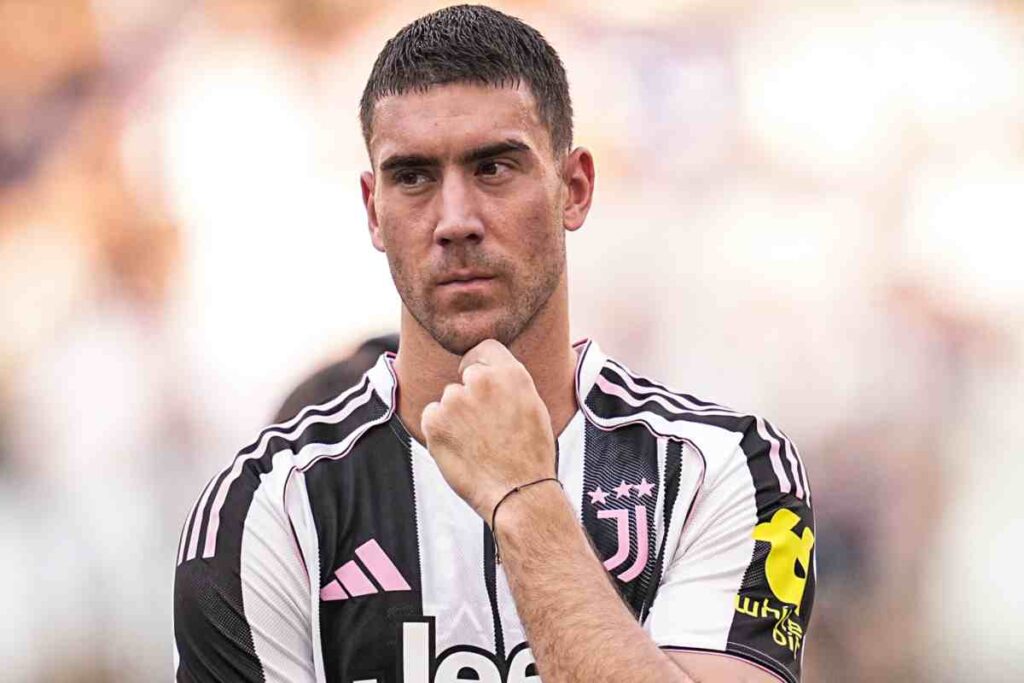 Vlahovic in primo piano