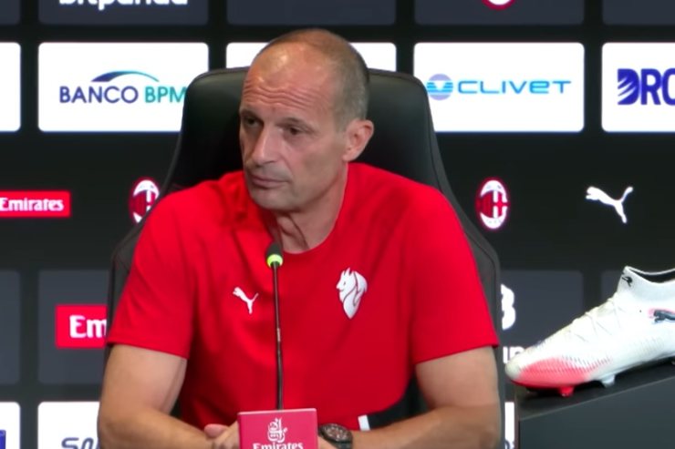 Max Allegri in conferenza stampa