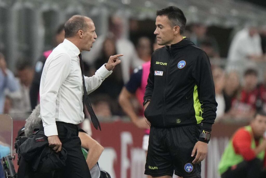 Allegri infuriato