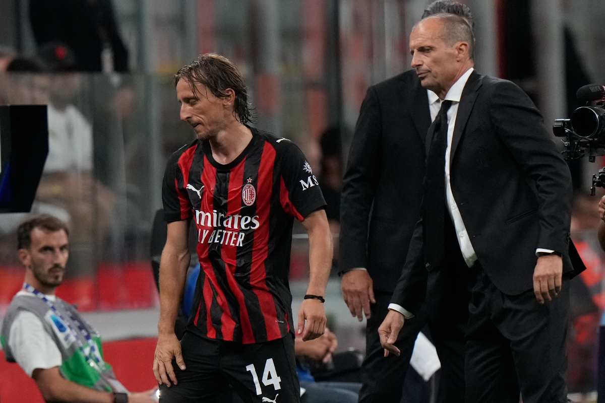 Allegri e Modric in primo piano