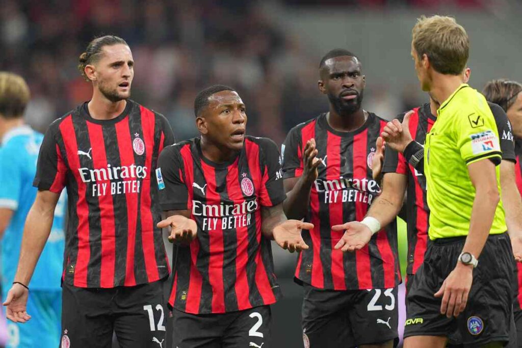 Milan-Napoli in campo