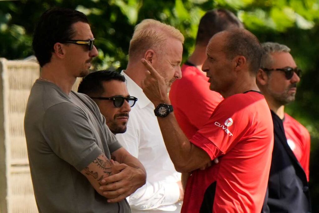 Allegri, Tare e Ibrahimovic parlano