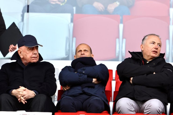 Galliani e Allegri in primo piano