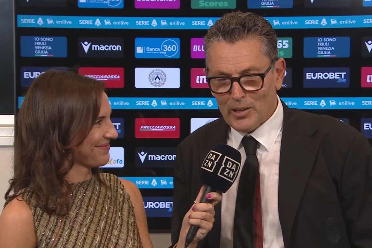 Milan, le parole di Landucci