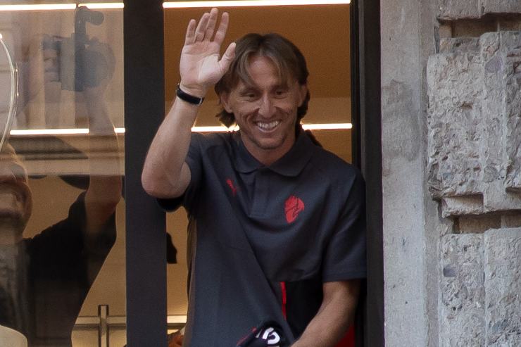 Modric in primo piano 