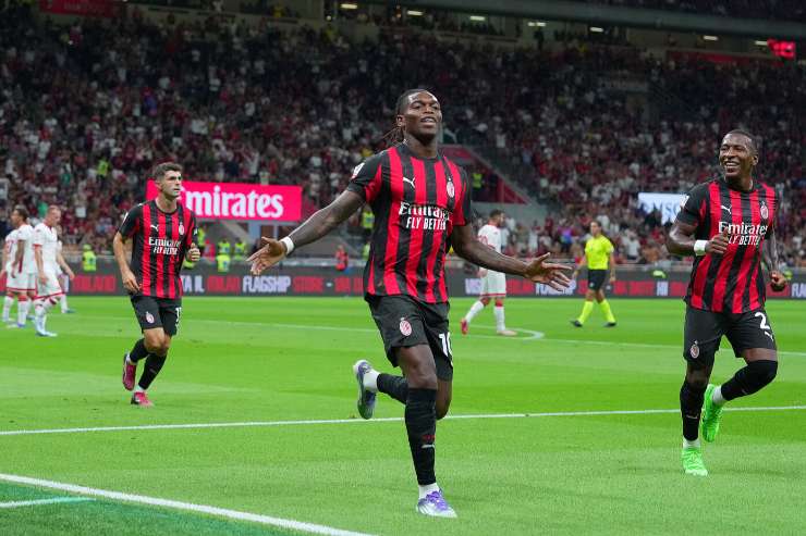 Rafael Leao in Milan-Bari