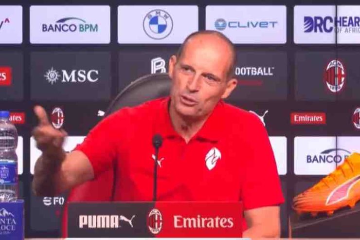 Milan, le dichiarazioni di Allegri