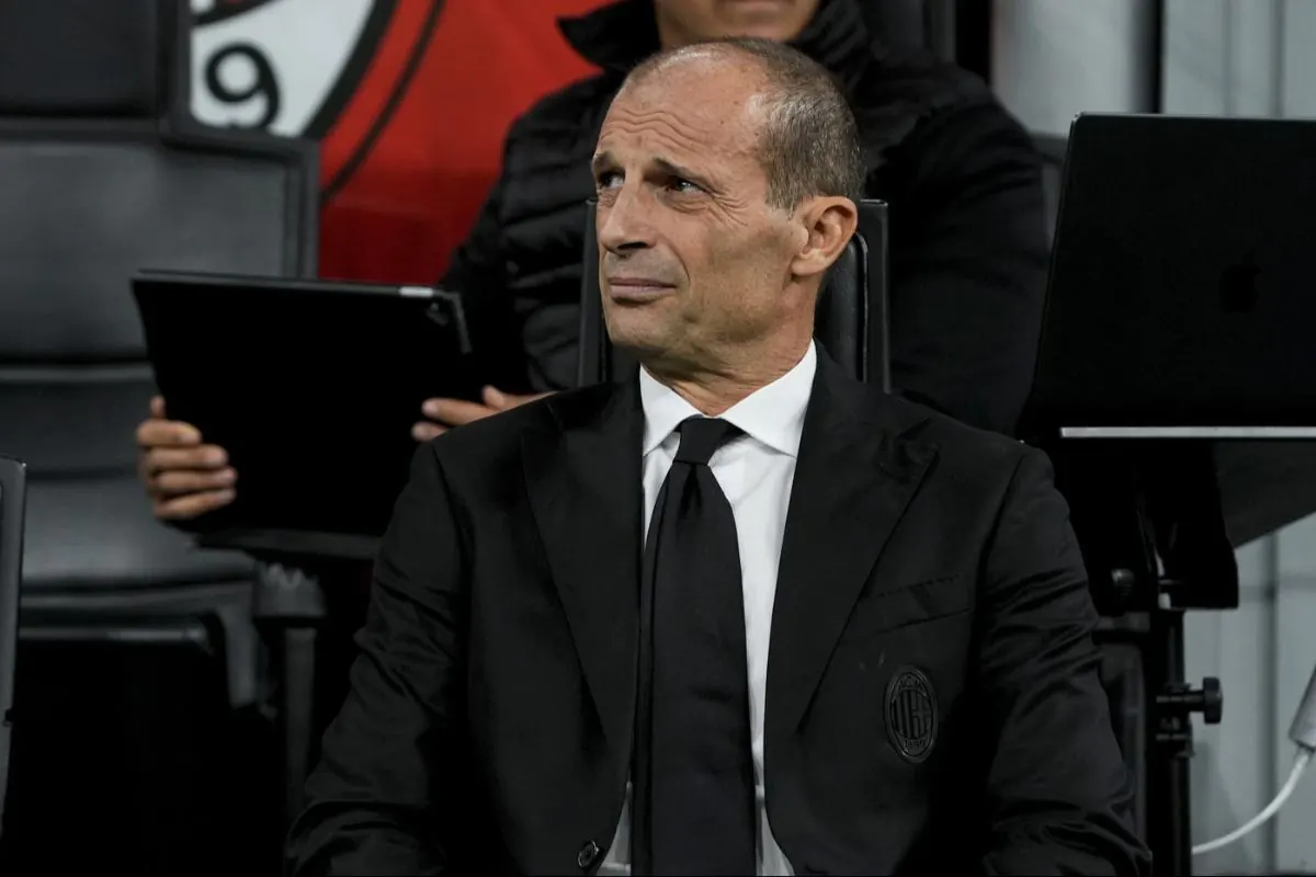 Massimiliano Allegri durante Milan-Pisa