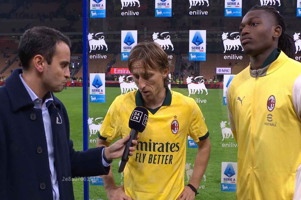 Modric e Leao dopo Milan-Fiorentina. Le parole del protagonista